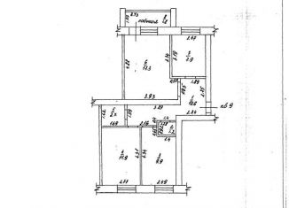 Продается трехкомнатная квартира, 61.5 м2, Моршанск, Гражданская улица, 74