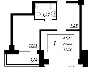 Продаю 1-ком. квартиру, 40 м2, Уссурийск, Крестьянская улица, 94