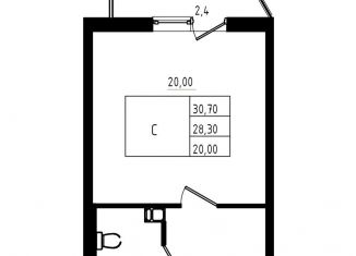 Продается квартира студия, 30.7 м2, Мурино, ЖК Тридевяткино Царство