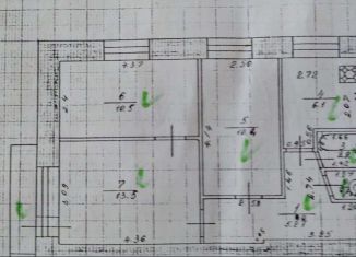 Трехкомнатная квартира на продажу, 53.6 м2, Нижний Новгород, Костромской переулок, 1, метро Чкаловская