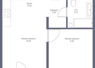 Продается 1-ком. квартира, 35.5 м2, село Усады, жилой комплекс Дома у Сада, 2к2, ЖК Дома у сада