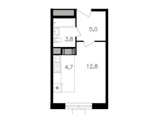 Продаю квартиру студию, 26.3 м2, Москва, район Щукино