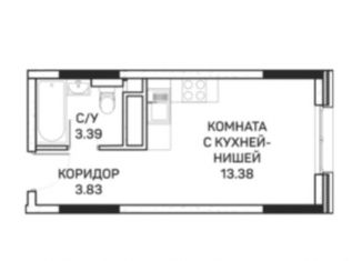 Продажа квартиры студии, 20.6 м2, Москва, СВАО, улица Корнейчука, 27с7