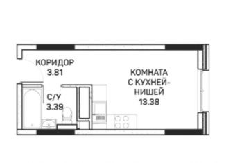 Квартира на продажу студия, 20.6 м2, Москва, СВАО, улица Корнейчука, 27с7