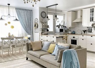 Продаю трехкомнатную квартиру, 80.6 м2, посёлок городского типа Сириус, ЖК Фрукты, улица Акаций, 34к7