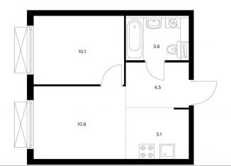 Продается 2-комнатная квартира, 34.2 м2, Москва, метро Свиблово