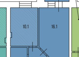 Продам однокомнатную квартиру, 35 м2, деревня Куюки, Каспийская улица, 6, ЖК Микрорайон Яшьлек