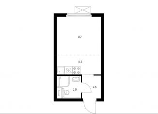 Продается квартира студия, 20 м2, посёлок Коммунарка, Проектируемый проезд № 7094