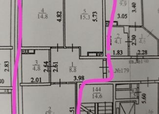 Продам двухкомнатную квартиру, 65.5 м2, Краснодар, улица им. Героя Сарабеева В.И., 5, ЖК Керченский