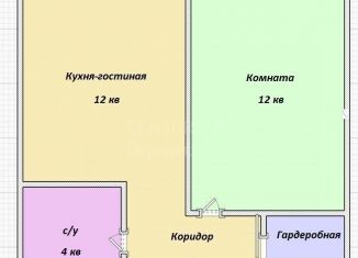 Продажа двухкомнатной квартиры, 35.5 м2, рабочий посёлок Томилино, микрорайон Птицефабрика, 35к2, ЖК Новотомилино