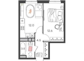 Продаю 1-комнатную квартиру, 32.6 м2, Нижегородская область