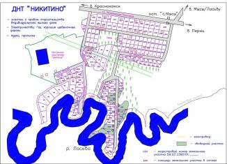 Участок на продажу, 10 сот., ДНТ Никитино, Парковая улица