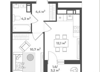 Продаю однокомнатную квартиру, 33 м2, Тверь, Заволжский район