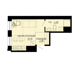 Продаю квартиру студию, 21.3 м2, Санкт-Петербург, Выборгский район