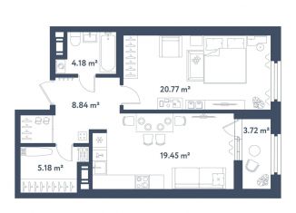 Продается однокомнатная квартира, 60.3 м2, Санкт-Петербург, метро Московские ворота