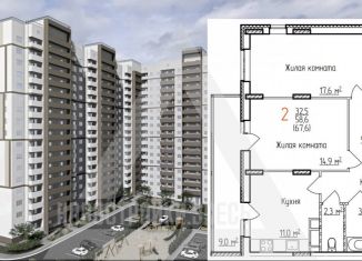 Продается 2-комнатная квартира, 67.6 м2, Владимир, Фрунзенский район, Добросельская улица, 184А