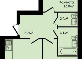 Продается 2-ком. квартира, 64 м2, деревня Мостец