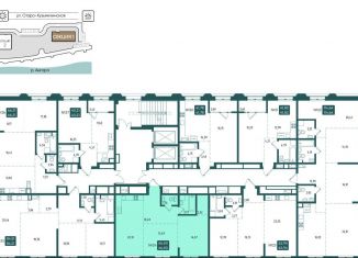 Двухкомнатная квартира на продажу, 66.8 м2, Иркутск