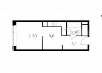 Квартира на продажу студия, 30 м2, Москва, ЖК Хедлайнер, Шмитовский проезд, 39