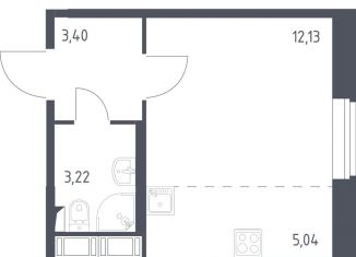 Продаю квартиру студию, 23.8 м2, Колпино, жилой комплекс Новое Колпино, к39