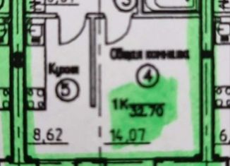 Продается однокомнатная квартира, 32.7 м2, деревня Кисловка, улица Анны Ахматовой, 1/1
