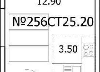Продается квартира студия, 25.2 м2, Люберцы, Солнечная улица, 2, ЖК Облака 2.0