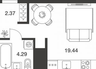 Продажа квартиры студии, 26.1 м2, 