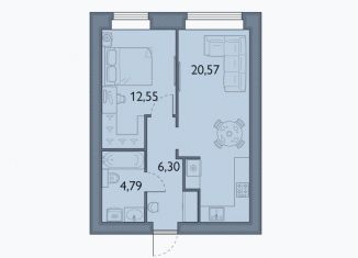 Продается 1-ком. квартира, 44.2 м2, посёлок Мичуринский