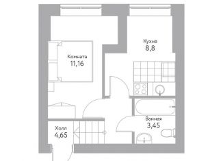 Продается 1-ком. квартира, 28.2 м2, Воскресенск, улица Ломоносова, 113