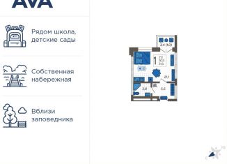 Продам 1-комнатную квартиру, 31.5 м2, Сочи, улица Искры, 88лит6, ЖК Летний
