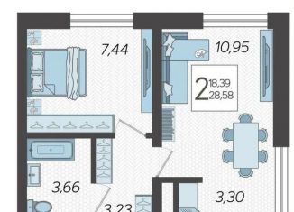 Продаю двухкомнатную квартиру, 28.8 м2, Сочи, ЖК Кислород, жилой комплекс Кислород, 15
