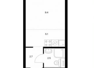 Продаю квартиру студию, 19.7 м2, Котельники