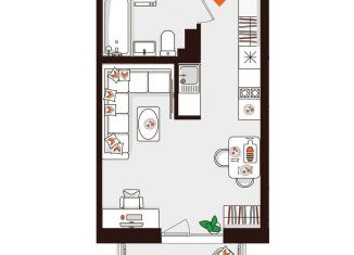 Продаю квартиру студию, 26.8 м2, Сестрорецк