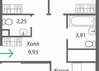 Продаю 2-ком. квартиру, 64.5 м2, Симферополь