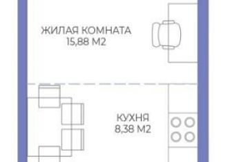 Продам квартиру студию, 32.2 м2, Пенза