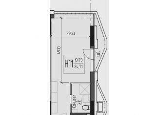 Продается 1-комнатная квартира, 25 м2, Одинцово, улица Чистяковой, 8с2