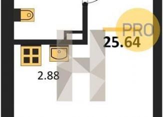 Продается квартира студия, 25.6 м2, Новосибирск, метро Маршала Покрышкина, улица Королёва, 2